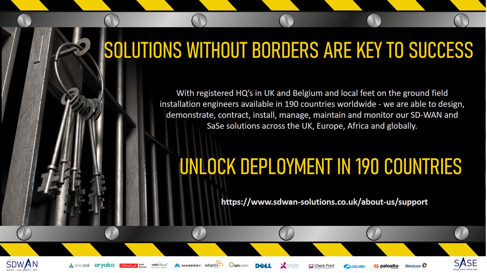 Oplossingen zonder grenzen maken implementatie in 190 landen mogelijk